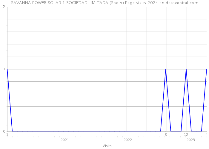 SAVANNA POWER SOLAR 1 SOCIEDAD LIMITADA (Spain) Page visits 2024 