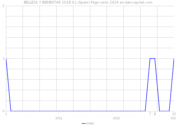 BELLEZA Y BIENESTAR 2018 S.L (Spain) Page visits 2024 