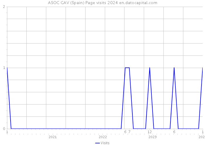 ASOC GAV (Spain) Page visits 2024 