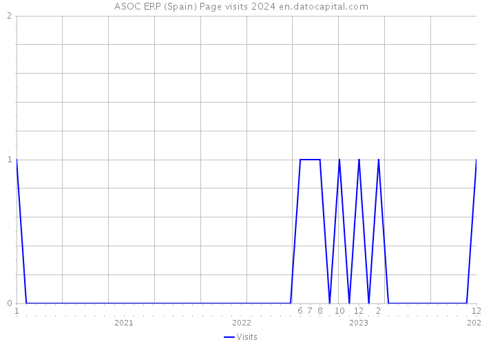 ASOC ERP (Spain) Page visits 2024 