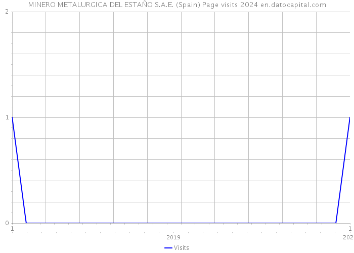 MINERO METALURGICA DEL ESTAÑO S.A.E. (Spain) Page visits 2024 