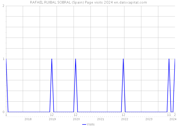 RAFAEL RUIBAL SOBRAL (Spain) Page visits 2024 