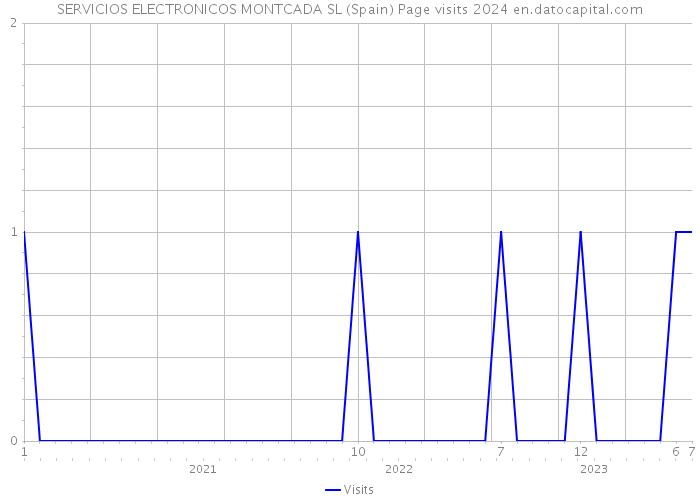 SERVICIOS ELECTRONICOS MONTCADA SL (Spain) Page visits 2024 
