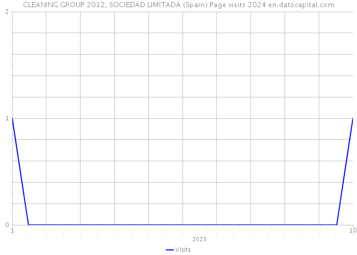 CLEANING GROUP 2012, SOCIEDAD LIMITADA (Spain) Page visits 2024 
