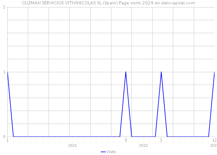 GUZMAN SERVICIOS VITIVINICOLAS SL (Spain) Page visits 2024 