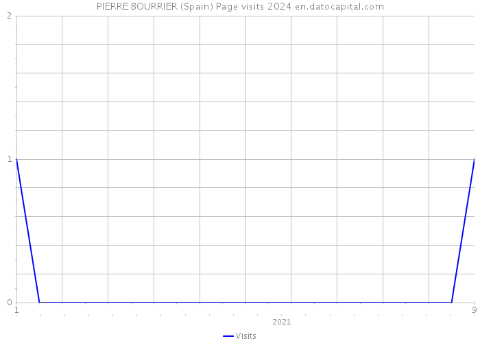 PIERRE BOURRIER (Spain) Page visits 2024 
