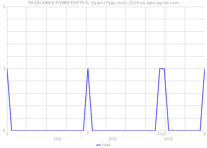 PASSIONBIKE POWER PARTS SL (Spain) Page visits 2024 