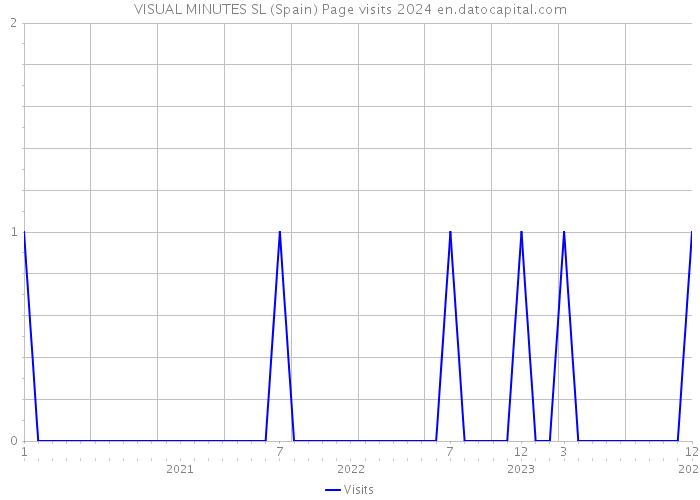 VISUAL MINUTES SL (Spain) Page visits 2024 