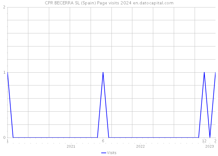 CPR BECERRA SL (Spain) Page visits 2024 
