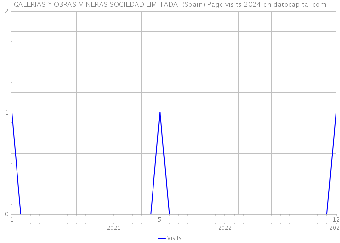 GALERIAS Y OBRAS MINERAS SOCIEDAD LIMITADA. (Spain) Page visits 2024 