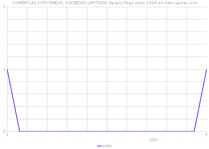 COMERCIAL KONYSHEVA, SOCIEDAD LIMITADA (Spain) Page visits 2024 