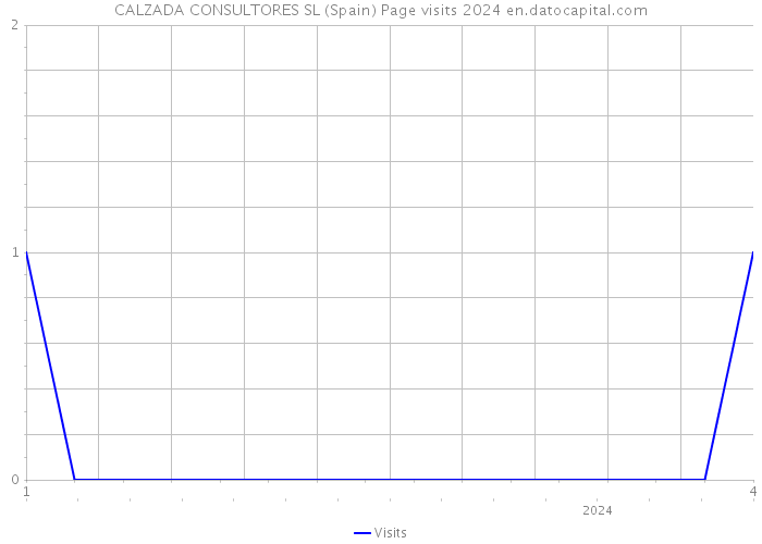 CALZADA CONSULTORES SL (Spain) Page visits 2024 