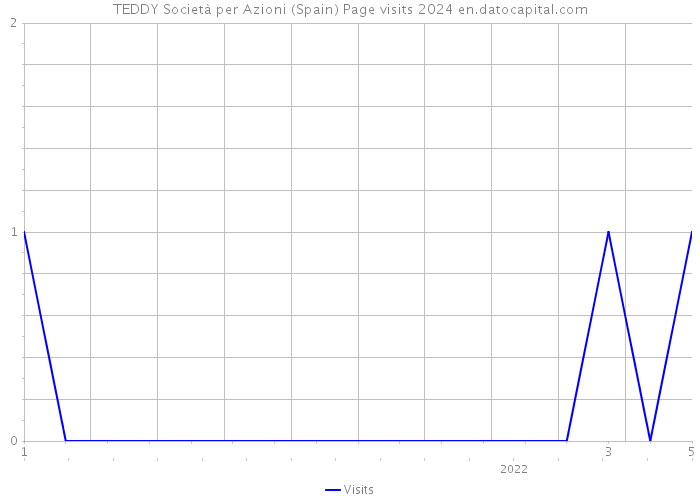 TEDDY Società per Azioni (Spain) Page visits 2024 