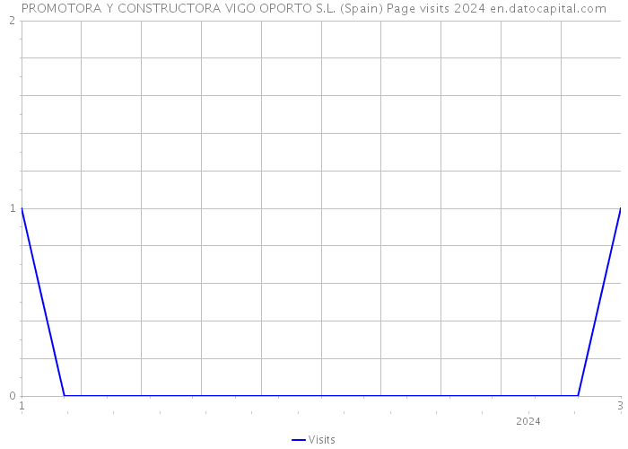 PROMOTORA Y CONSTRUCTORA VIGO OPORTO S.L. (Spain) Page visits 2024 
