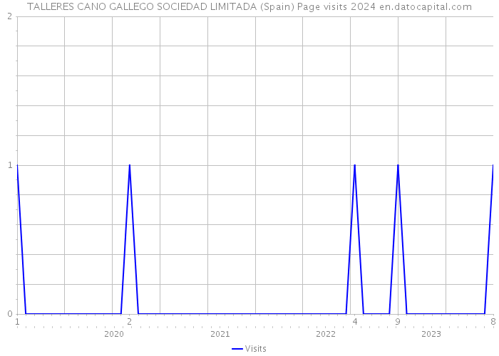 TALLERES CANO GALLEGO SOCIEDAD LIMITADA (Spain) Page visits 2024 