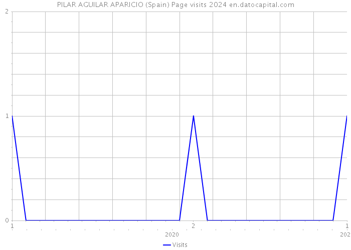 PILAR AGUILAR APARICIO (Spain) Page visits 2024 