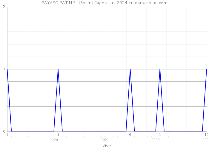 PAYASO PATIN SL (Spain) Page visits 2024 