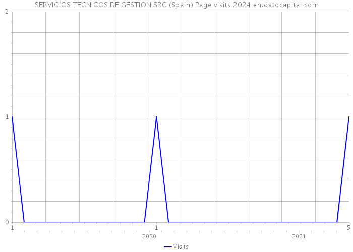 SERVICIOS TECNICOS DE GESTION SRC (Spain) Page visits 2024 