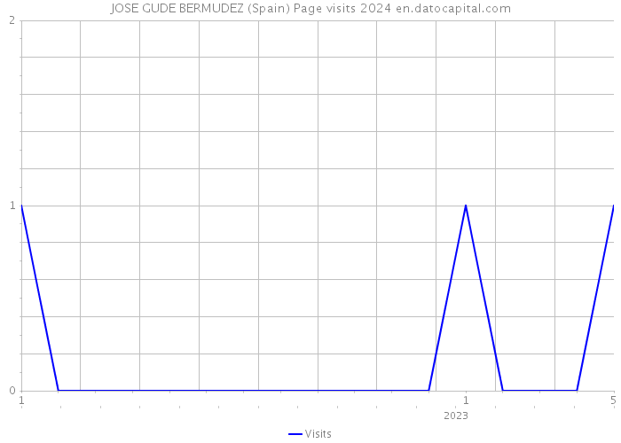 JOSE GUDE BERMUDEZ (Spain) Page visits 2024 