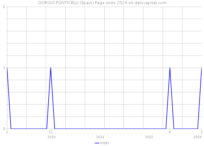 GIORGIO PONTICELLI (Spain) Page visits 2024 