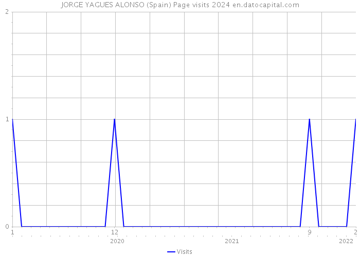 JORGE YAGUES ALONSO (Spain) Page visits 2024 
