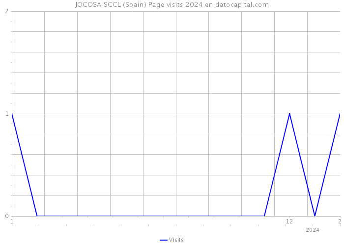 JOCOSA SCCL (Spain) Page visits 2024 