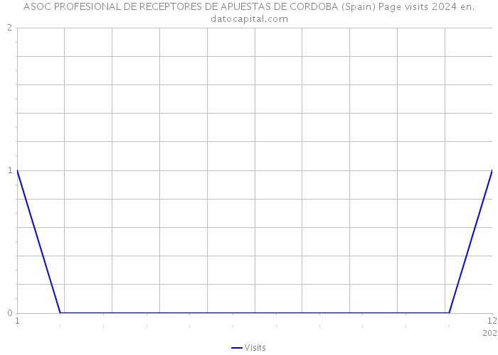 ASOC PROFESIONAL DE RECEPTORES DE APUESTAS DE CORDOBA (Spain) Page visits 2024 