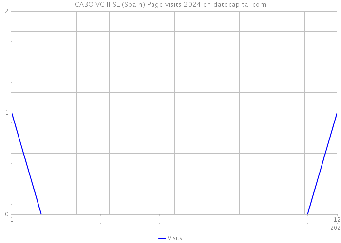 CABO VC II SL (Spain) Page visits 2024 