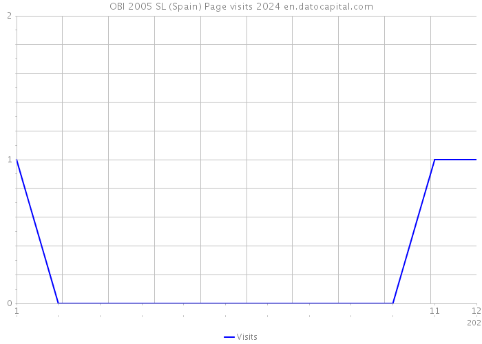 OBI 2005 SL (Spain) Page visits 2024 