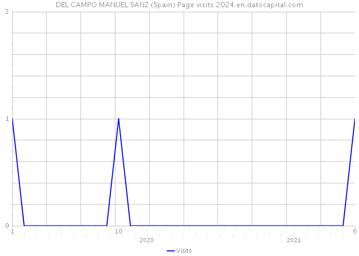 DEL CAMPO MANUEL SANZ (Spain) Page visits 2024 