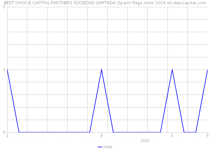 BEST CHOICE CAPITAL PARTNERS SOCIEDAD LIMITADA (Spain) Page visits 2024 