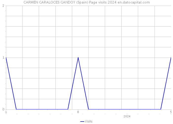CARMEN GARALOCES GANDOY (Spain) Page visits 2024 
