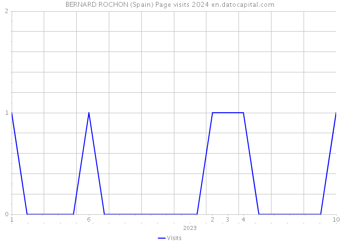 BERNARD ROCHON (Spain) Page visits 2024 