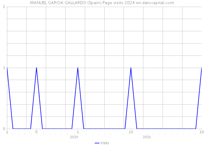 MANUEL GARCIA GALLARDO (Spain) Page visits 2024 