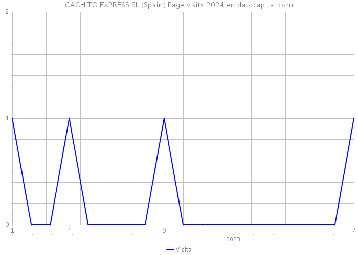 CACHITO EXPRESS SL (Spain) Page visits 2024 