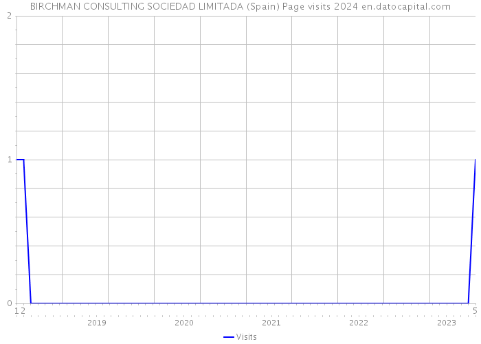 BIRCHMAN CONSULTING SOCIEDAD LIMITADA (Spain) Page visits 2024 