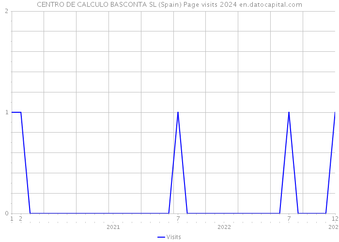 CENTRO DE CALCULO BASCONTA SL (Spain) Page visits 2024 