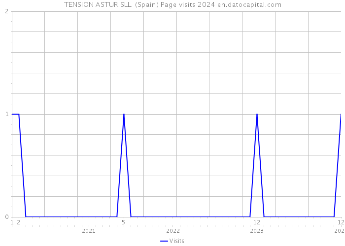TENSION ASTUR SLL. (Spain) Page visits 2024 