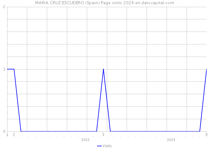 MARIA CRUZ ESCUDERO (Spain) Page visits 2024 