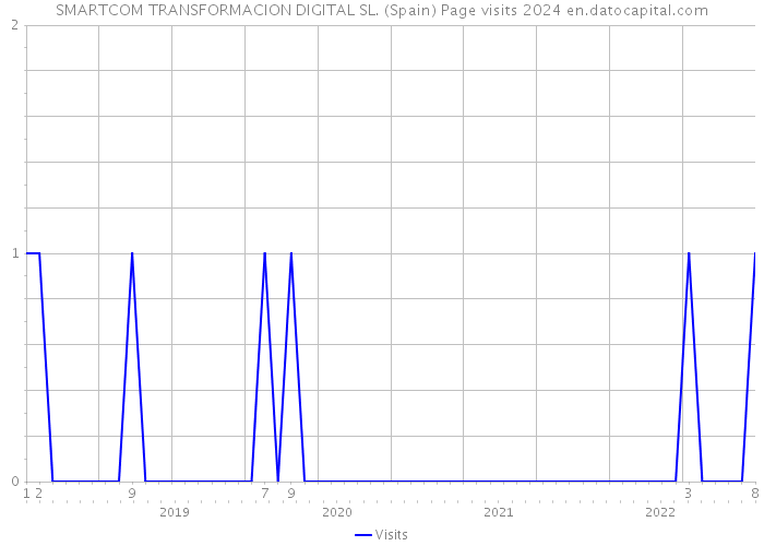SMARTCOM TRANSFORMACION DIGITAL SL. (Spain) Page visits 2024 
