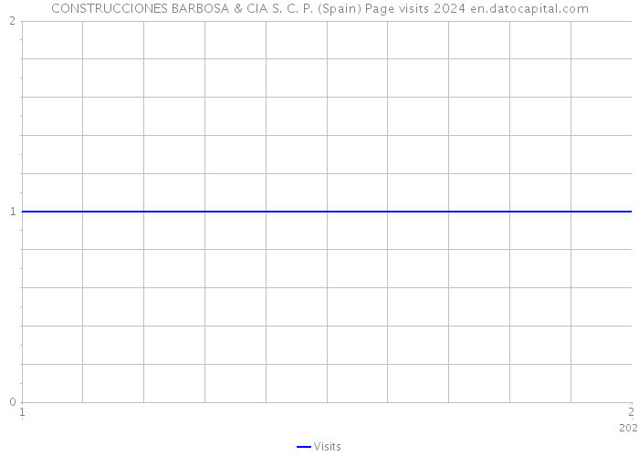 CONSTRUCCIONES BARBOSA & CIA S. C. P. (Spain) Page visits 2024 