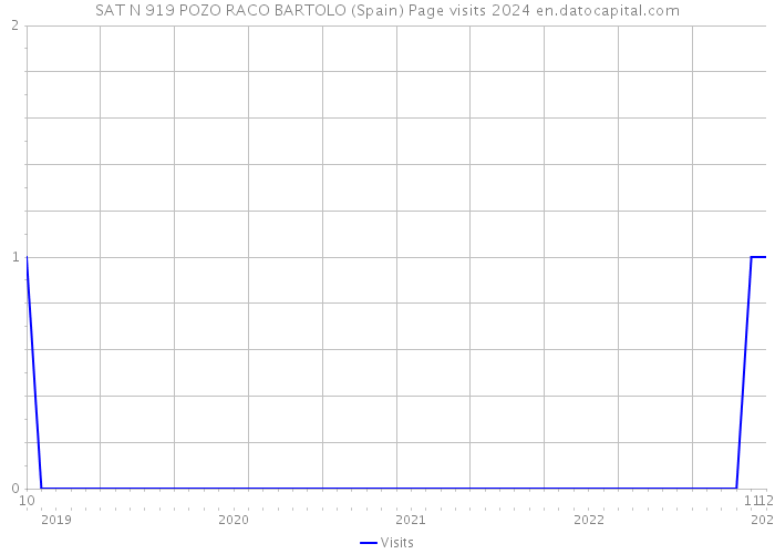 SAT N 919 POZO RACO BARTOLO (Spain) Page visits 2024 