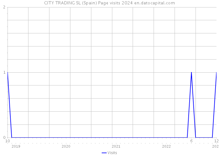 CITY TRADING SL (Spain) Page visits 2024 