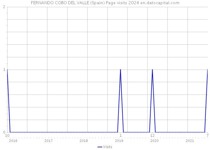 FERNANDO COBO DEL VALLE (Spain) Page visits 2024 