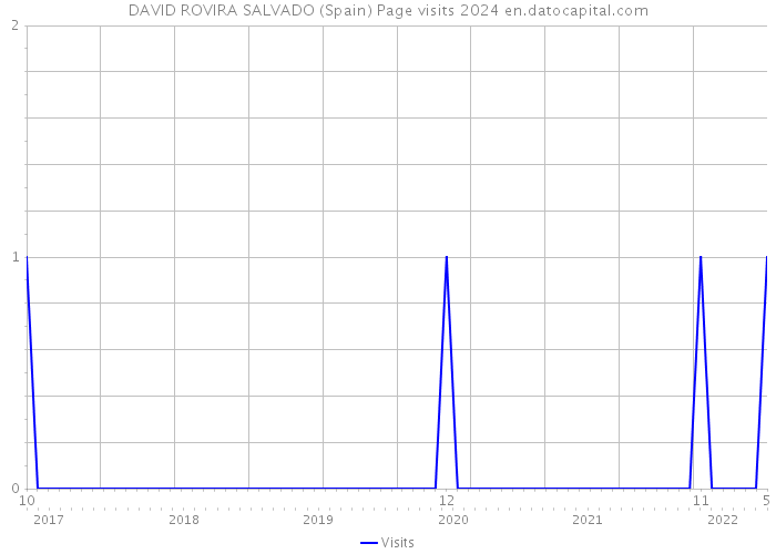 DAVID ROVIRA SALVADO (Spain) Page visits 2024 