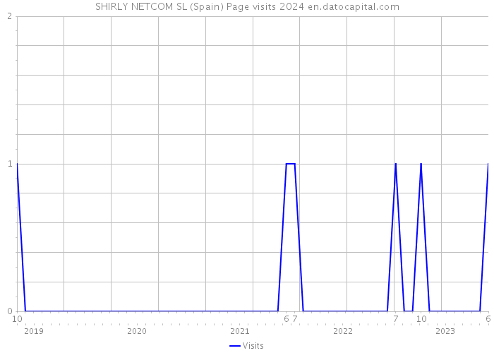 SHIRLY NETCOM SL (Spain) Page visits 2024 
