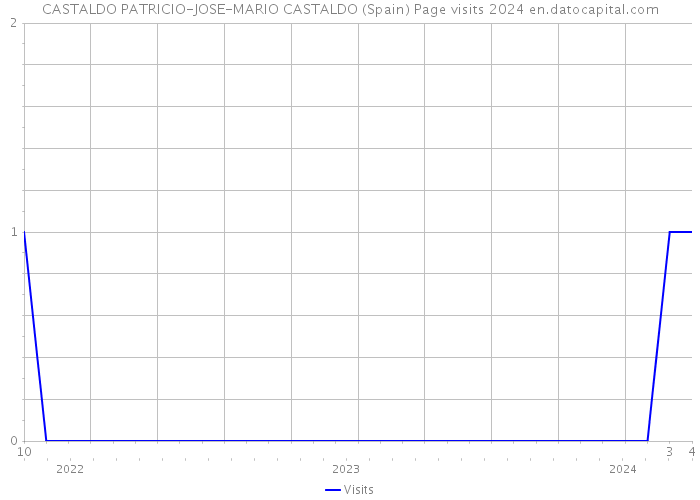 CASTALDO PATRICIO-JOSE-MARIO CASTALDO (Spain) Page visits 2024 