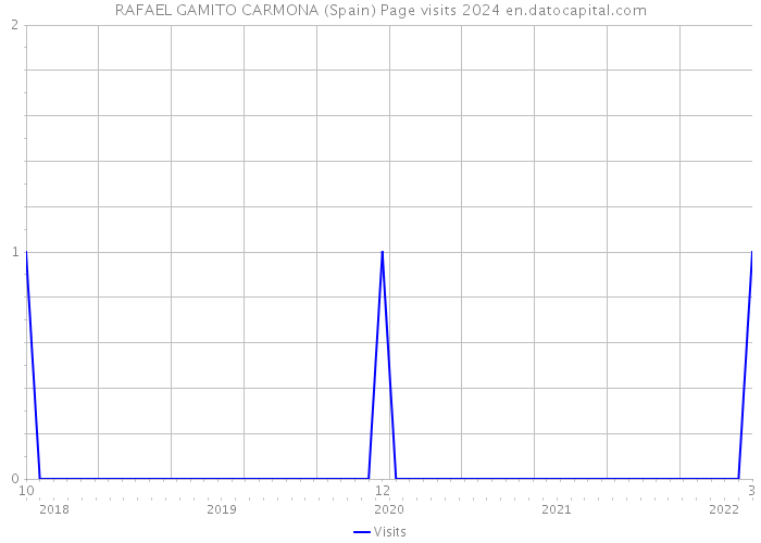 RAFAEL GAMITO CARMONA (Spain) Page visits 2024 