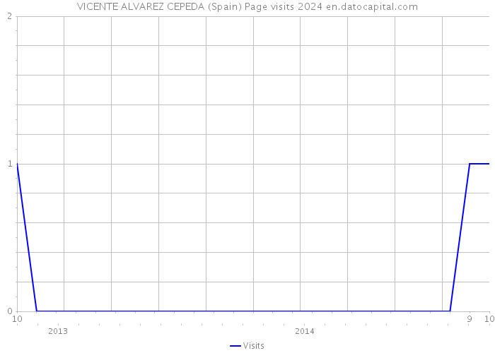 VICENTE ALVAREZ CEPEDA (Spain) Page visits 2024 