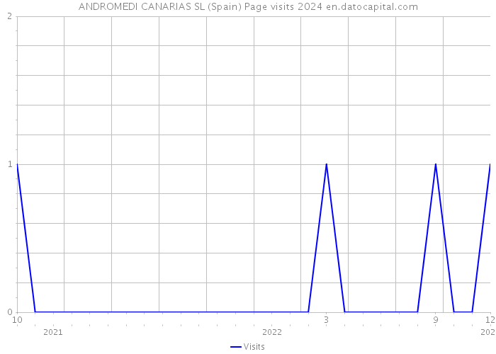 ANDROMEDI CANARIAS SL (Spain) Page visits 2024 